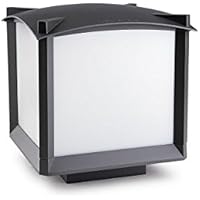 Leds-c4 mark - Luminaria sobremuro mark e27 100/23w gris urbano