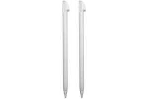 FPC 2x White Replacement Stylus Touch Screen Pens, Compatible with Nintendo 3DS XL (Older version)