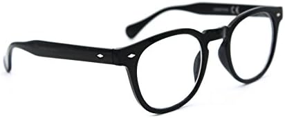 NERD GLASSES BLACK FRAME, CLEAR LENS, RESTORING EYE "DIFFERENT AVAILABLE MODELS" BRAND ISURF EYEWEAR (BLACK MO SCOT)