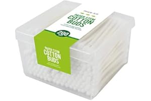 IBEX MART 200x Soft Paper Stem Cotton Buds 100% Biodegradable