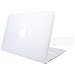 Produktbild LIANG Matte Gummierte Harte Schutzhülle für Macbook Air 13'' Hülle Cover Schale Schutz Hülle Tasche Silicon Case Shell Hard Plastik mattiert SchutzTasche + tpu Tastatur-Schutzfolie (Weiß)