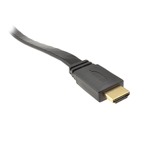 Flach HDMI Rechts Abgewinkelt Hoch Geschwindigkeit Kabel Für 3D TV 1,4 Anschlusskabel Vergoldeten 2 m - 4