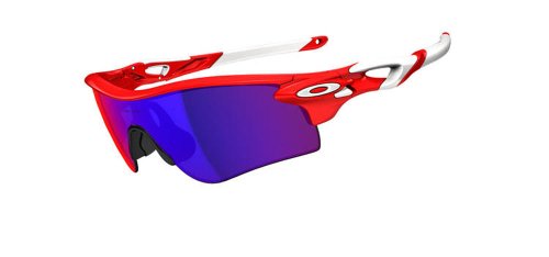Preisvergleich Produktbild Oakley RADARLOCK INFRAROT POSITIVE RED Sonnenbrille