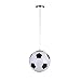 Produktbild SGWH ® Football Kronleuchter, Nordic Creative Glass Deckenleuchte Persönlichkeit Gym Bar Wohnzimmer Esszimmer Pendelleuchte Kinderzimmer Basketball- / Fußballlampe (Farbe: A, Größe: M)