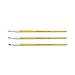 Watercolor Brush Set, Size 1, Camel Hair Blend, Round, 3/Pack - Sold As 1 Pack