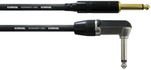 CordialIntro 6m Straight to Angled Instrument and Guitar Cable