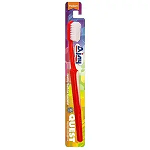 Ajay Quest Toothbrush, Medium VXI (Pack of 20)