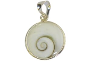 CHICNET Chic-Net Shiva Eye ciondolo in argento intorno 19 millimetri ciondolo aperto in argento 925 di Shiva Eye signore degli occhi