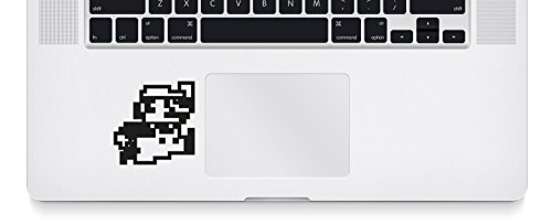 Pixel Super Mario Apple Touchpad MacBook Air Pro Aufkleber Skin Decal Sticker Vinyl (11")