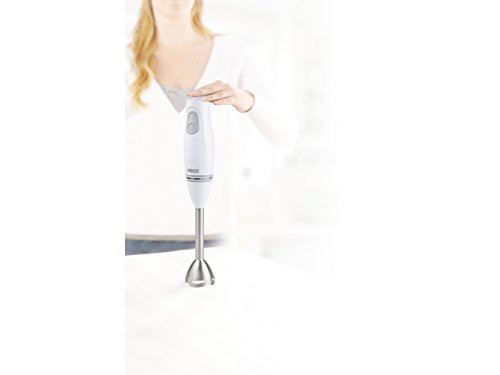 Princess 01.221205.01.001 Stabmixer Comfort Edelstahlstab – 2 Leistungsstufen, 200 Watt, weiß - 5