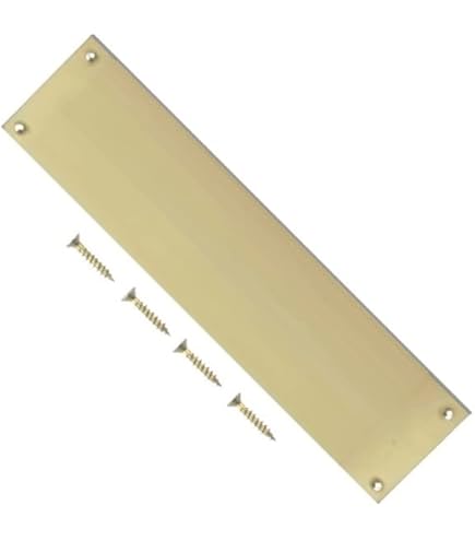 Piastre Per Porte In Acciaio Satinato | Confezione Da 2 | Protezione Igienica Per Interni Fire Door Guru - Foto 4