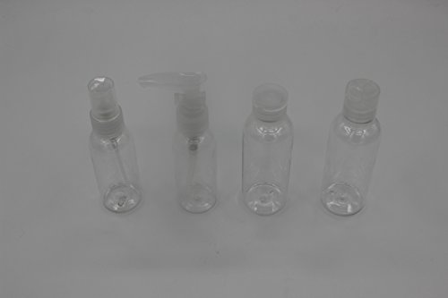 MEISHINE® Professional 6 in 1 Travel Bottle Set Reise Flaschen Set mit Tasche - 4