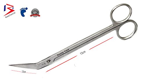 Extra Long Toe Nail Scissor - 16cm Especially for the ELDERLY, Everyone with ARTHRITIS, BACK PAIN Long Reachable Handle - Very Sharp Chiropody Podiatry Manicure Hand & Feet Care