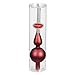 Produktbild Christbaumspitze aus Glas - 1 Stück - Avenue of Romance (Mattrot) 26 cm