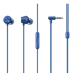 realme Buds 2 Neo in-Ear Wired Earphones with HD Mic for Android Smartphones (Blue)