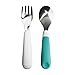 OXO Tot Fork and Spoon Set (Aqua)
