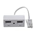 Produktbild Semoic One BT Stecker auf beiden britischen BT Telefondose Splitter Adapter
