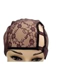 Medium Black Left U Part Wig Cap with Adjustable Band. Different durable nets/lace for saperate sections of head. U-Part Weaving Cap. UPart Wig Cap. U Part. Adjustable Band, Different types of Net for Natural look