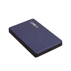 Homgee 2.5'' Type-C to USB 3.0 External Hard Drive Portable D High Transmitting Speed Plug&Play for Desktop/Laptop (80GB) Dark Blue