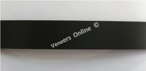 Black Textured 22mm Iron-on Melamine Edging Veneers Online: 10 Metres,