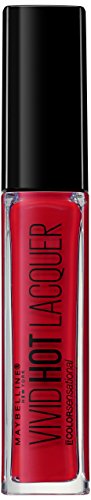 Maybelline New York Color Sensational Vivid Hot Laquer Lippenstift Nummer 70 so hot, 1er Pack (1 x 7.7 ml)