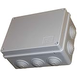 1 caja de derivación, 150 mm x 110 mm x 70 mm (dimensiones interiores).