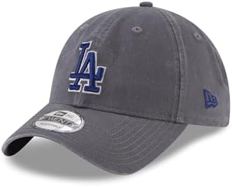 New Era Los Angeles Dodgers MLB Core Classic Grigio 9Twenty Berretto Regolabile