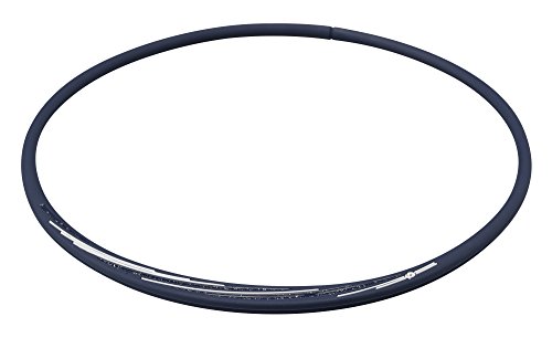 Phiten Slashline Titane Collier, Bleu Marine/Blanc, 50 cm (50,8 cm)