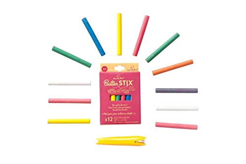 Preisvergleich Produktbild Kreide Buntstifte 12 Stück + Kreide Halter