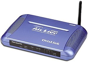 Preisvergleich Produktbild Ovislink wmu-9000vpn Server Multimedia / Router ADSL WiFi Wireless 54 Mbps