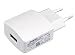 Produktbild Original Huawei HW-050100E2WW in Weiß Weiss für P smart Netzteil 1A Ampere 1000 mAh Ladegerät Bulk verpackt + gratis Bildschirm Reinigungspad