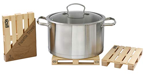 Design Studio Labyrinth BCN Palet Salvamanteles para Olla Caliente - Juego de 2