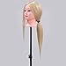 Neverland Beauty 24" 50% Real Hair Hairdressing Equipment Training Head With Free Clamp For College and Professional Use Blonde #613