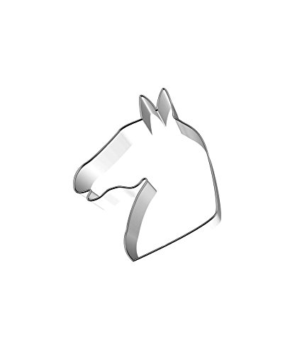 Birkmann Ausstechform Pferdekopf Edelstahl, 6,5 cm