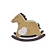 Produktbild erthome Rocking Horse Elm Music Box Kreative Holzhandwerk Music Box Geschenke Geburtstagsgeschenk Sende einem Freund das beste Geschenk (C)