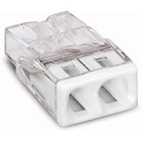 WAGO 2273 COMPACT-Verbindungsdosenklemme wahlweise 2/3/4/5/8-Leiter-Klemme (2273-202, 10)