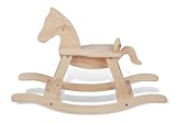 Pinolino Schaukelpferd Pinolino, massive Buche unbehandelt, 86 x 31 x 58 cm (Art.-Nr. 24 24 24) - 
