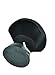 PVC Mannequin Manikin Head And Sucker Stand for Wig Toupee Display Styling Black