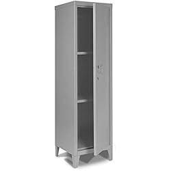 IDMarket - Armoire vestiaire Stella en métal grise