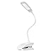 Produktbild yenmol Clip Light LED Schreibtisch Lampe für Bett Studie und Büro, 18 LEDs Flexibler Schwanenhals, Touch-Sensitive Control 3 Helligkeit, wiederaufladbare LED-Nachttisch Lampe für E-Reader, Schreibtisch,