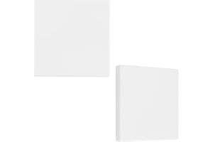 UFURMATE Lot de 2 plaques de sortie vierges sans vis, plaque frontale en plastique blanc pour interrupteur, prise électrique (89 mm)