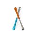 Boon Swap 2-in-1 Feeding Spoons (Pack of 2, Orange/Blue)