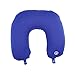 Produktbild Erduo Komfortable U Form Reisekissen Nackenmassage Microbead Batteriebetriebene vibrierende Unterstützung Kopfstütze Kissen - Blau