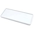 Floatant Ceramic Candle Tray Small Rectangle,Bathroom White Tray, Marble Tray, Organizer for Candle,Soap,Jewelry,Perfume,Towel Holder for Decoration Bathroom, Kitchen Sink, Counter, Restroom(Large)