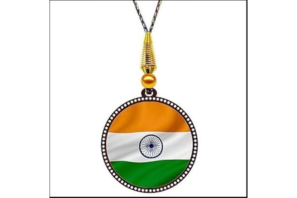 Giftlab Indian Flag Car Hanging Ornament.