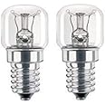 Kanta Replacement Pack of 2 Bulbs to Fit Bosch Neff Siemens Hotpoint AEG 25w 240V SES E14 Fridge Freezer Oven Appliance Bulb Lamp, Warm White