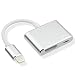 Produktbild Lemorele iPhone zu HDMI Adapter Blitz Digital AV Adapter 1080P für ausgewählte iPhone, iPad und Modelle-Silber
