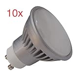 Producto de calidad Led Atomant Pack 10x GU10 7W Halogeno LED 680 lumenes Reales Color Blanco Neutro 4500K. Angulo 120 Grados, 7 W, 50 Mm