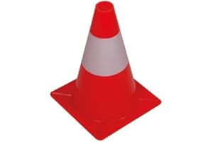 Perel 1190-30 Safety Sign Cone - Red/White