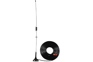 Cuifati Double Band Car Antenna, UT-106UV Walkie Talkie Antenna Diamond SMA-F UT106 for HAM Radio UV-5R BF-888S UV-82 UV-5RE Long Antenna